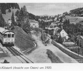 Rigi Klösterli Bahnhof 1920