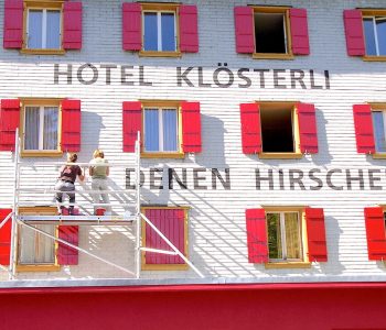 Gemeinschaft, Rigi Klösterli Beschriftung